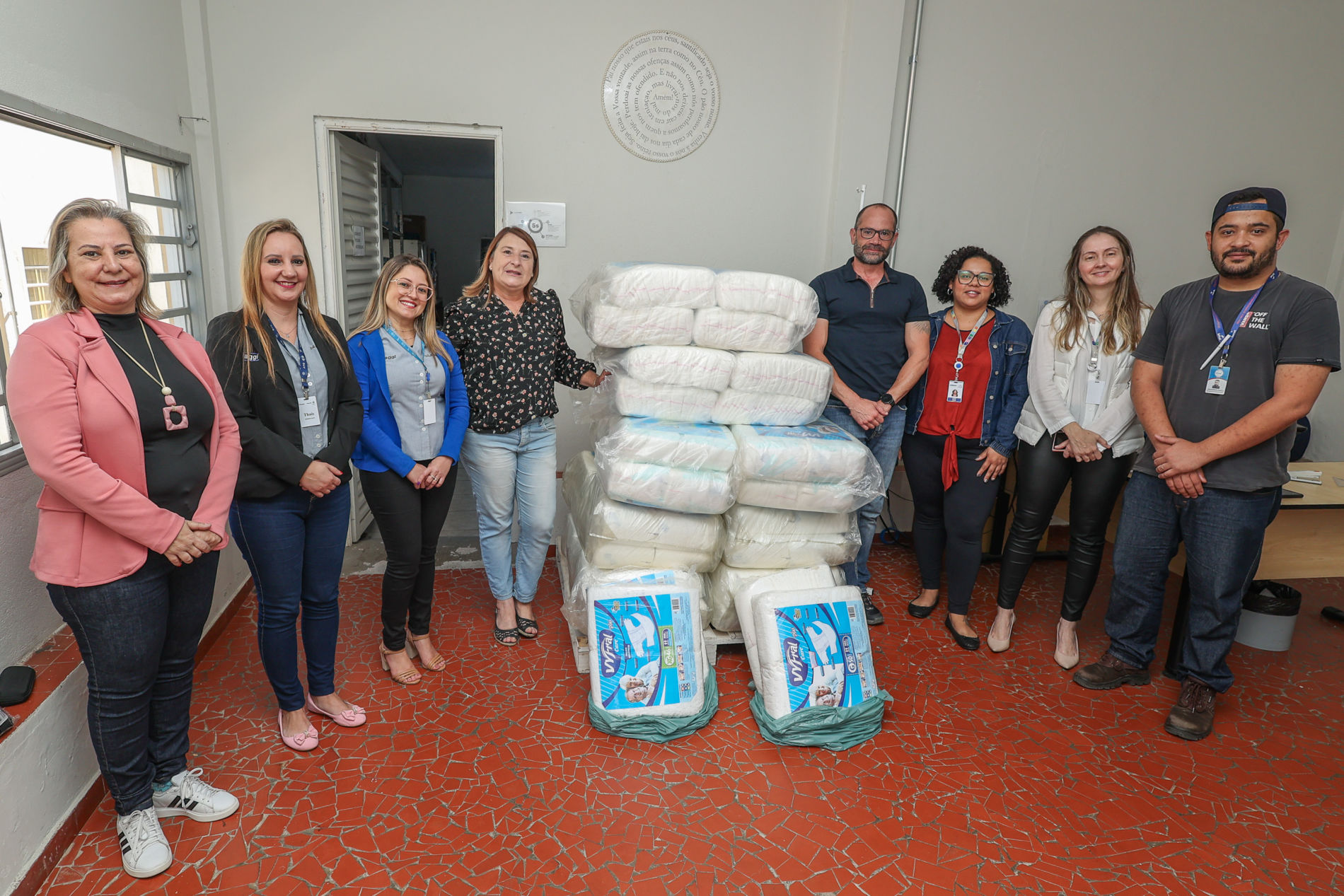 Maggi Caminhões doa 1.800 fraldas à Cidade Vicentina Frederico Ozanam