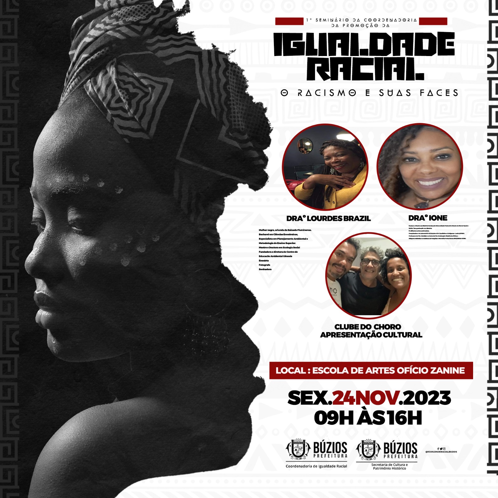 Búzios promove I Seminário de Igualdade Racial nesta sexta-feira