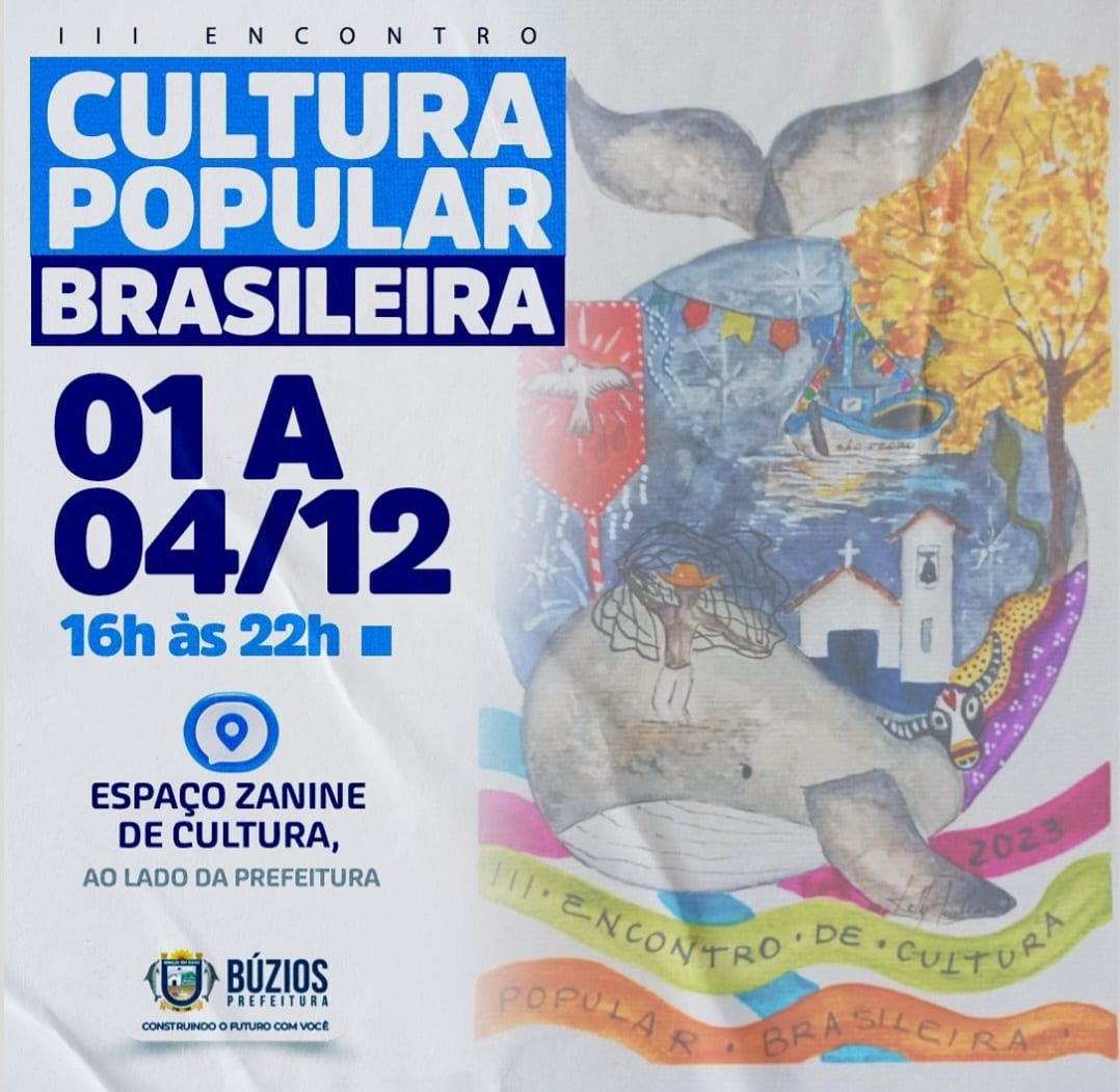 III Encontro de Cultura Popular de Búzios começa nesta sexta-feira