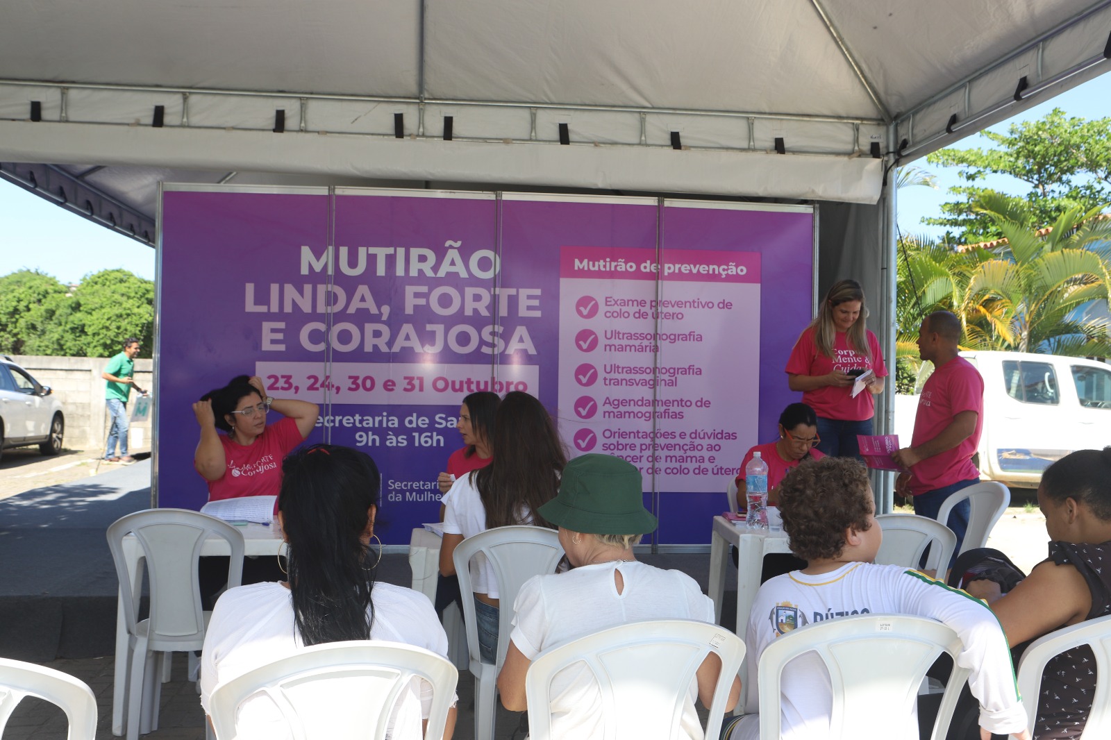 Mutirão ‘Linda, Forte e Corajosa’ da Prefeitura de Búzios realiza mais de 600 exames de prevenção contra os Cânceres de Mama e Útero na Campanha Outubro