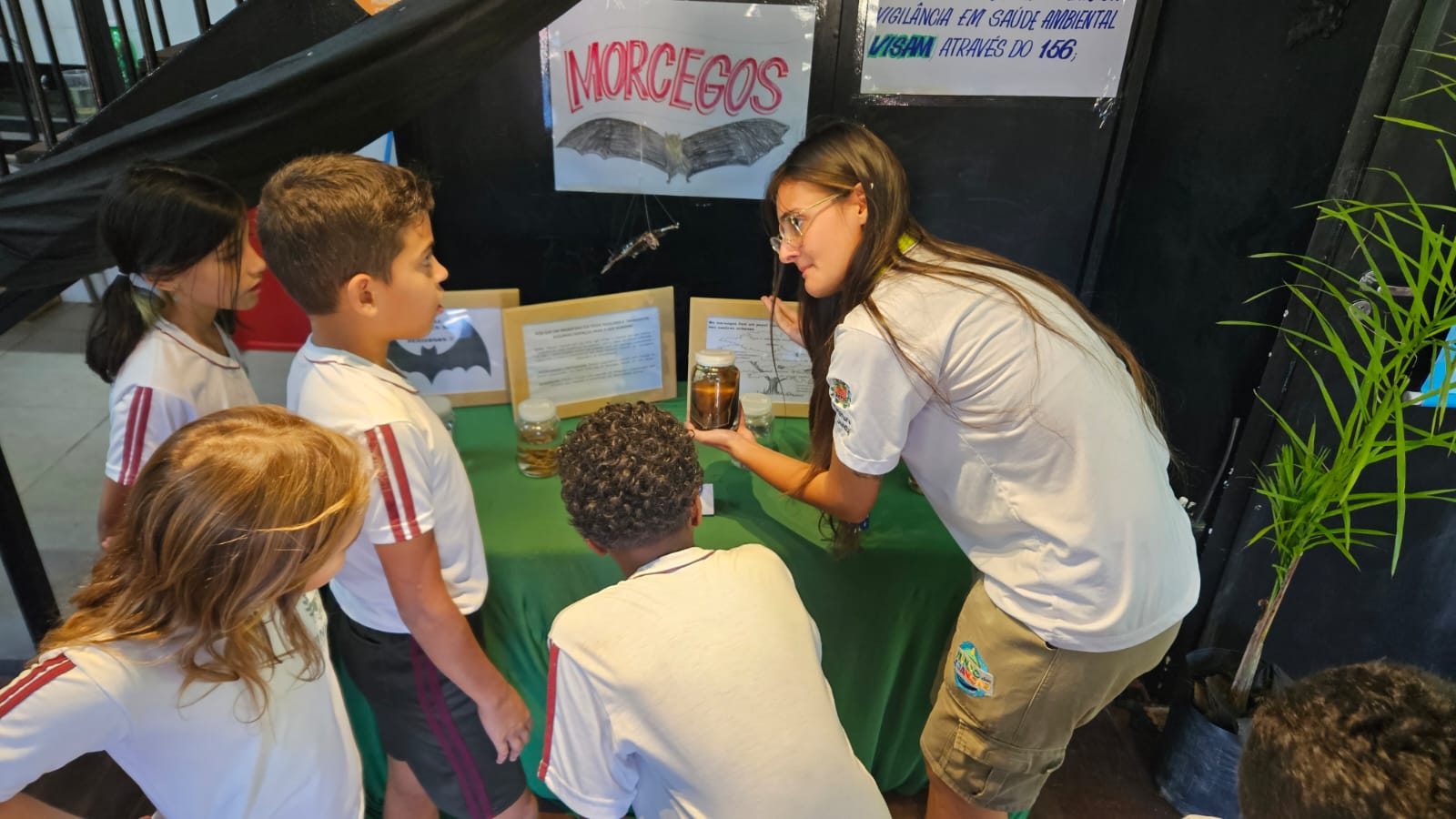VISAM leva exposição sobre meio ambiente e animais sinantrópicos ao Mundo das Crianças