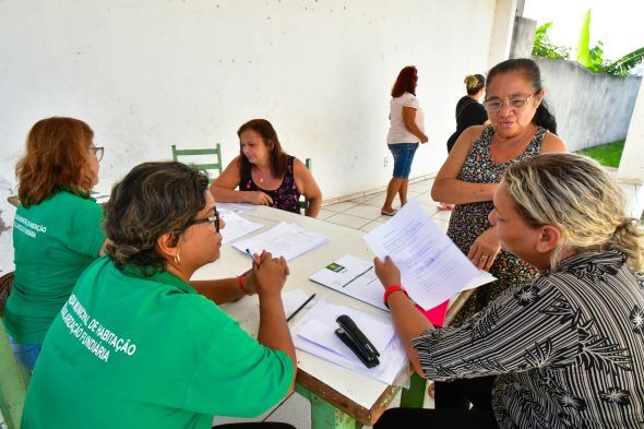 Prefeitura de Cuiab | Mutiro de regularizao fundiria chega ao bairro Novo Paraso 2