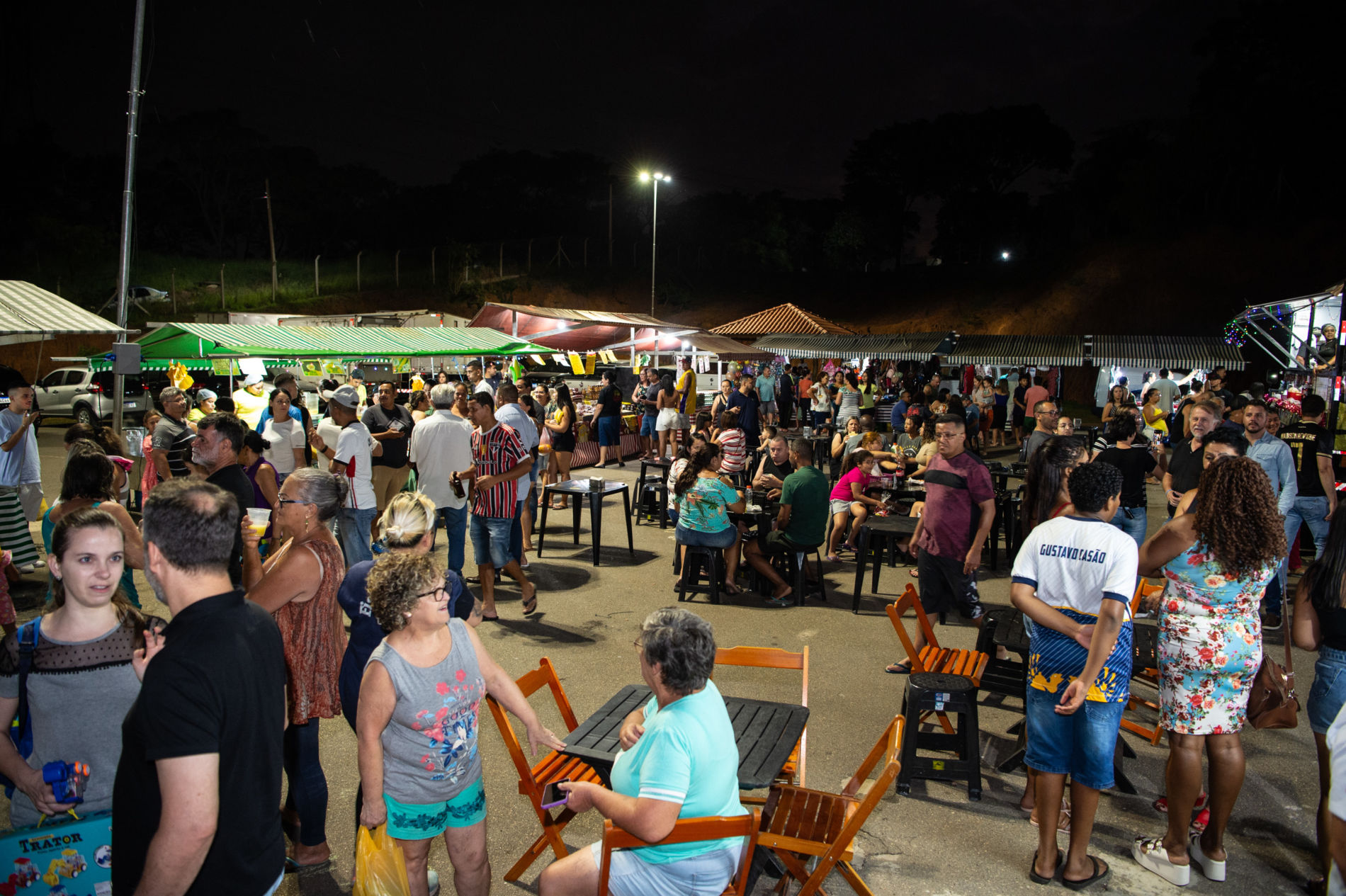 Prefeitura inaugura Varejão Noturno no Parque do Cerrado, no Residencial Jundiaí