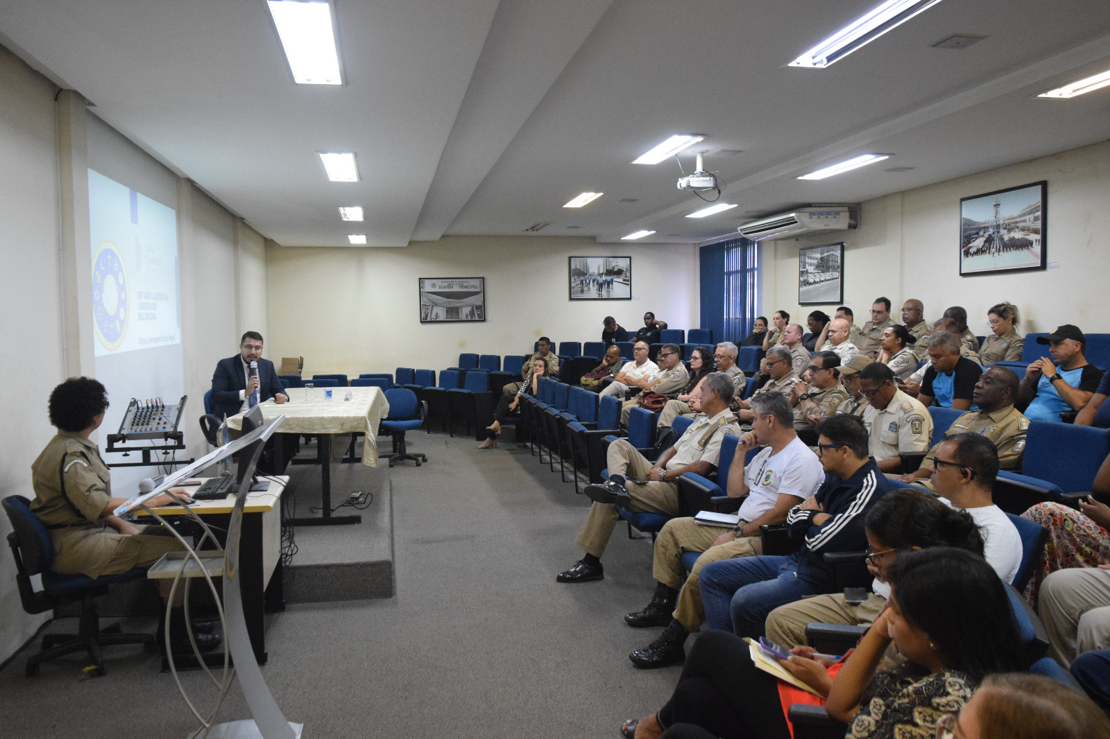 Guarda Municipal realiza palestra sobre o combate à intolerância religiosa sob a perspectiva legal - Prefeitura da Cidade do Rio de Janeiro
