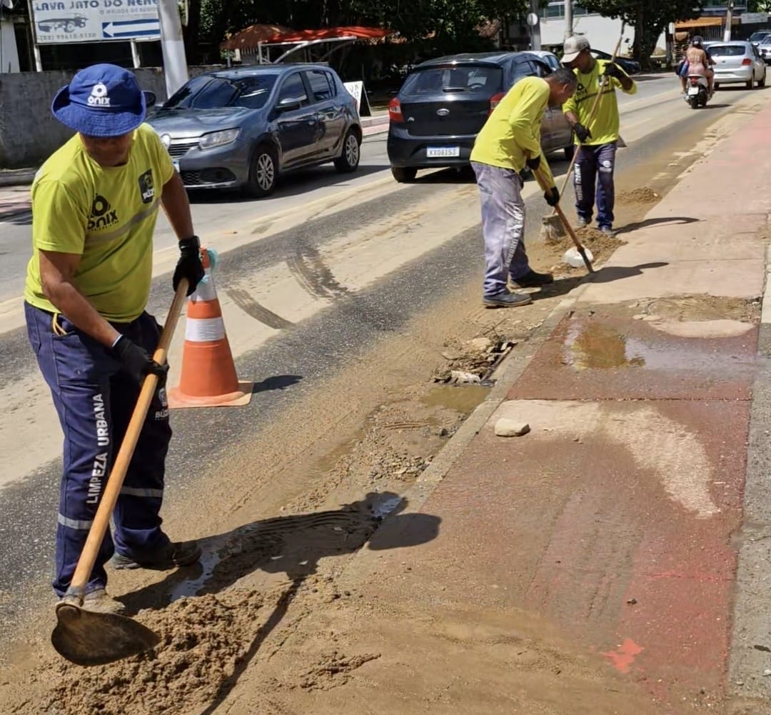 Prefeitura de Búzios atua em várias frentes após intensas chuvas