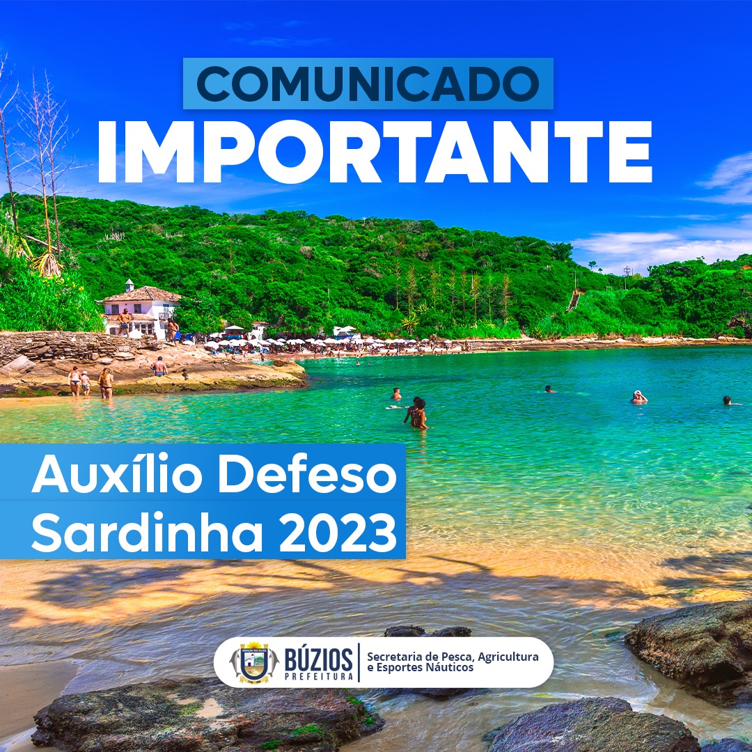 Secretaria de Pesca convoca beneficiários que não receberam o Auxílio Sardinha