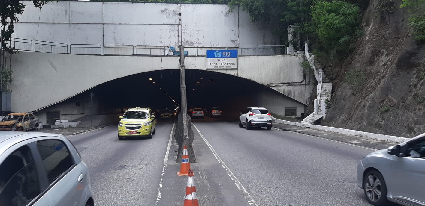 Túnel Santa Bárbara será fechado nesta quarta-feira para obras de revitalização - Prefeitura da Cidade do Rio de Janeiro