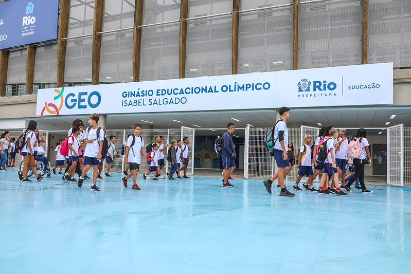 Prefeitura do Rio inaugura o Ginásio Educacional Olímpico Isabel Salgado, primeira arena esportiva da história dos Jogos Olímpicos e Paralímpicos transformada em escola pública - Prefeitura da Cidade do Rio de Janeiro